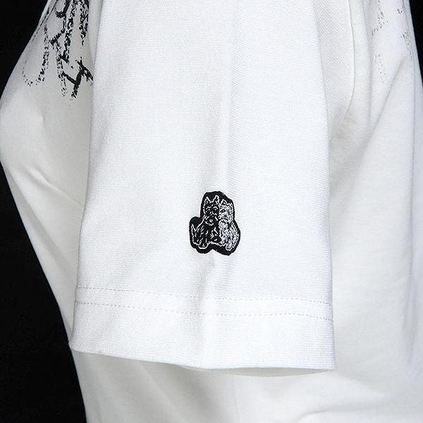 snc ブラック&ホワイト Black&White ポロシャツ 半袖 文字 ラメ ゴルフ