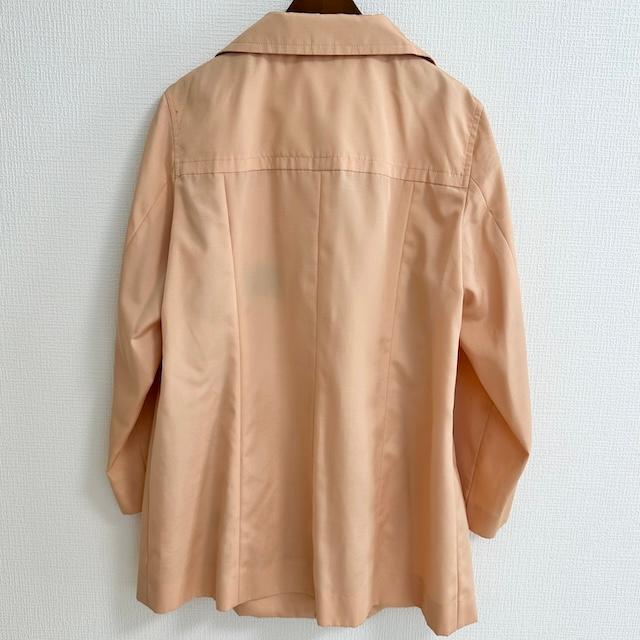 美品　DAKSダックス　スプリングコート　ステンカラー　フード付き 13A/LL 美品 DAKSダックス スプリングコート ステンカラー フード付き