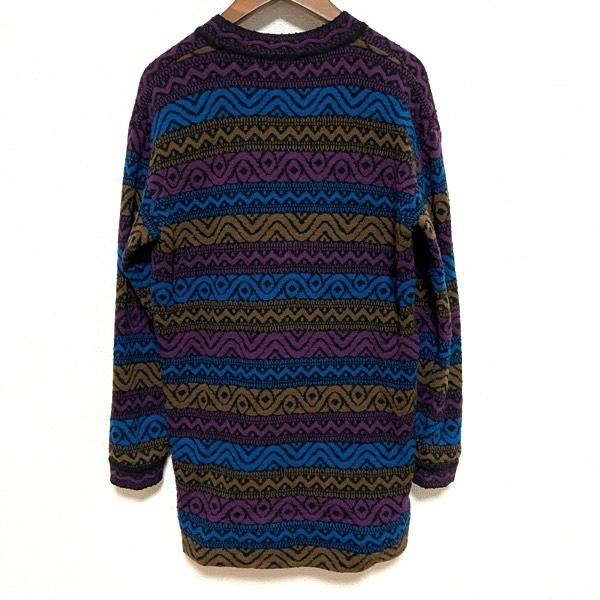 【Neyney】ミッソーニ MISSONI ニット セーター マルチカラー ミッソーニ missoni ニット セーター 立体編み L マルチカラー