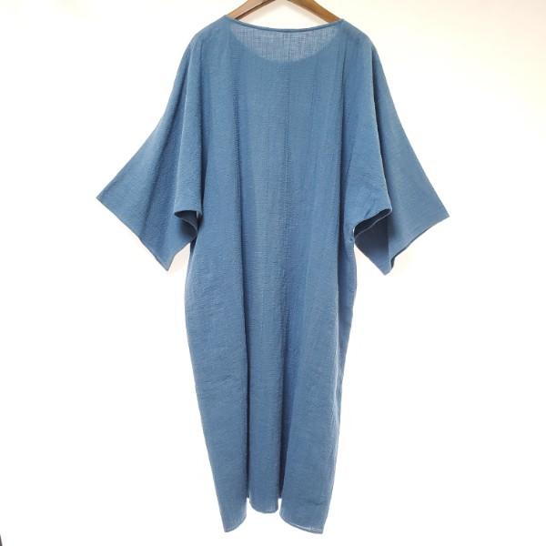 anc ヨーガンレール JURGENLEHL ワンピース 水色 ドルマン 麻