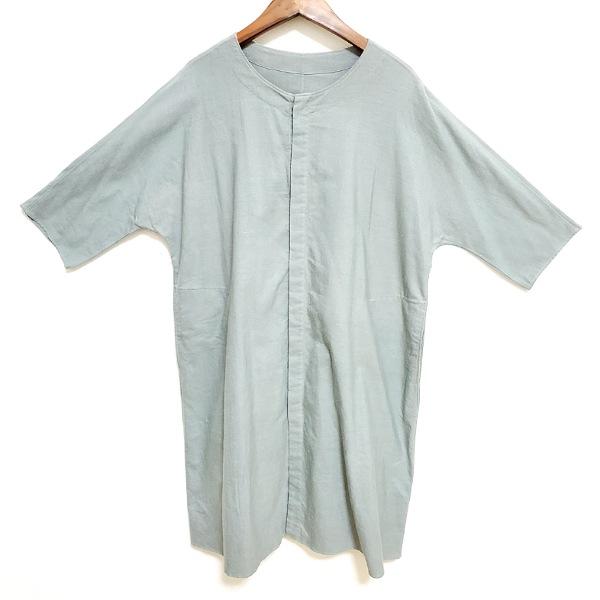 JURGENLEHL ヨーガンレール ミルコットンカーディストライプチュニック