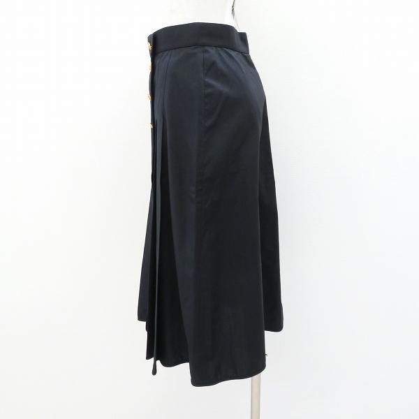 apc シャネル CHANEL ラップスカート 巻きスカート 36 黒 ヴィンテージ  