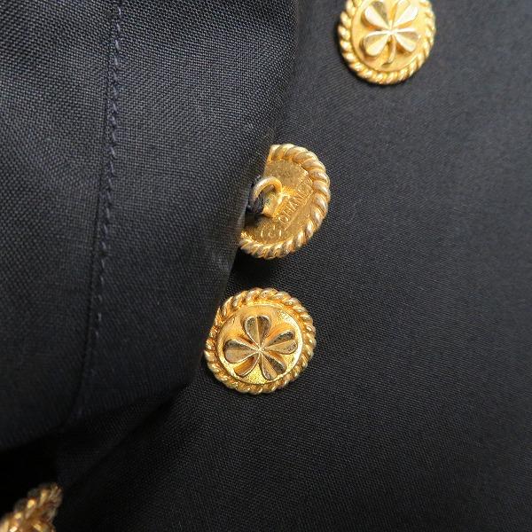 apc シャネル CHANEL ラップスカート 巻きスカート 36 黒 ヴィンテージ  