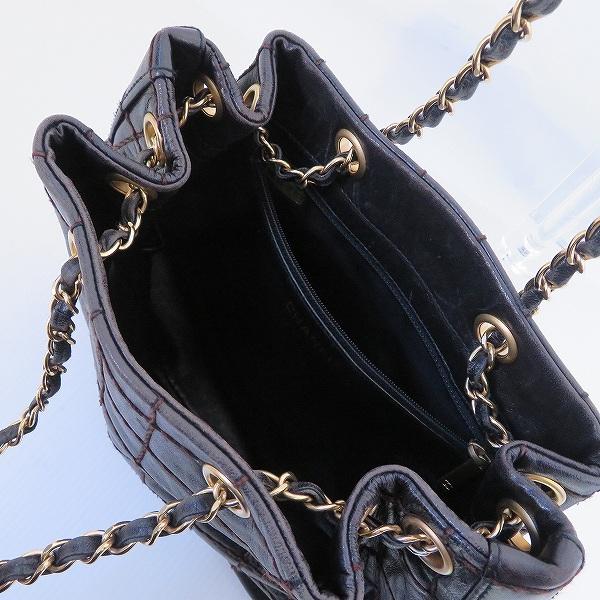 CHANEL #apb シャネル ショルダーバッグ Wチェーン チョコバー ココ  