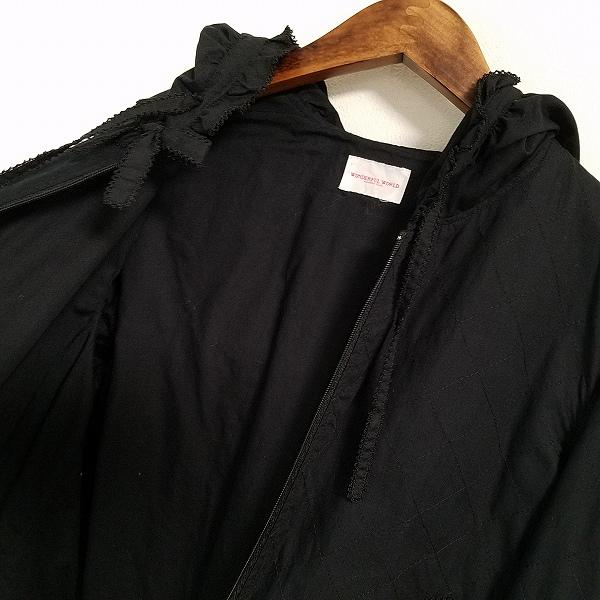 apc ワンダフルワールド WONDERFUL WORLD ブルゾン 黒 ジップアップ 