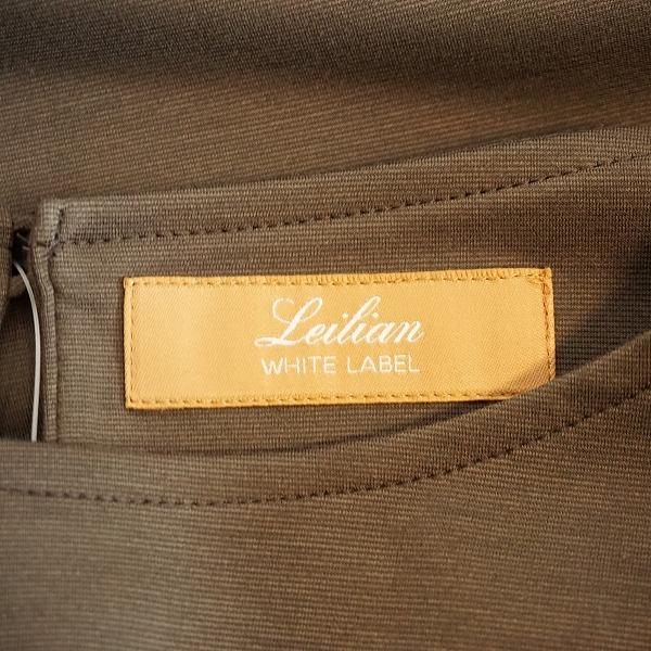 Leilian #snc レリアン ホワイトレーベル ワンピース 11 茶系 半袖 