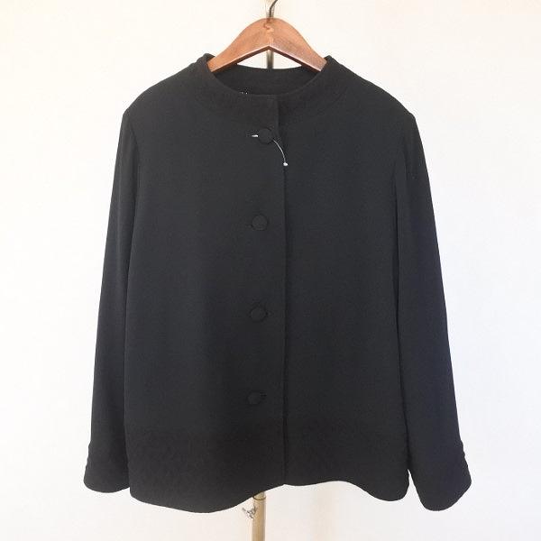 apc シセンドウ 詩仙堂 コート 黒系 ジャケット リバーシブル ちりめん 