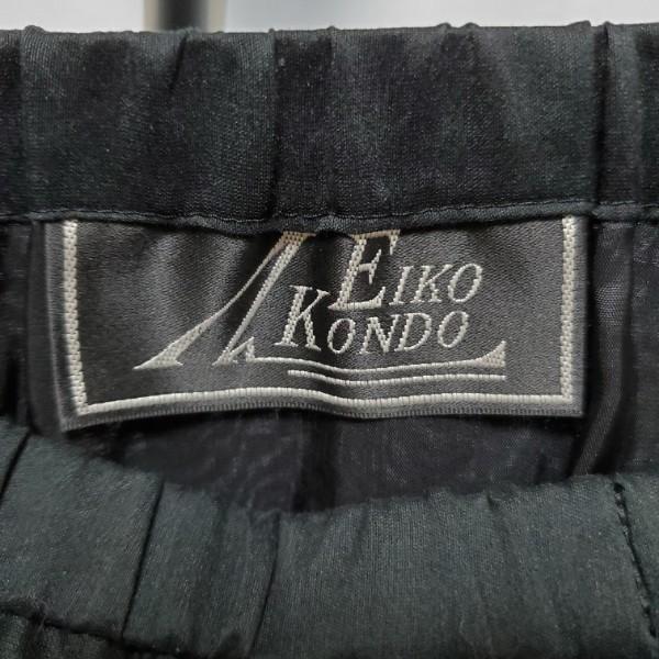 anc エイココンドウ EIKO KONDO スカート F 黒 ロング ドット 水玉