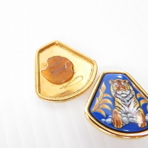 HERMES #axza エルメス イヤリング 七宝焼き エマイユ トラ 片方