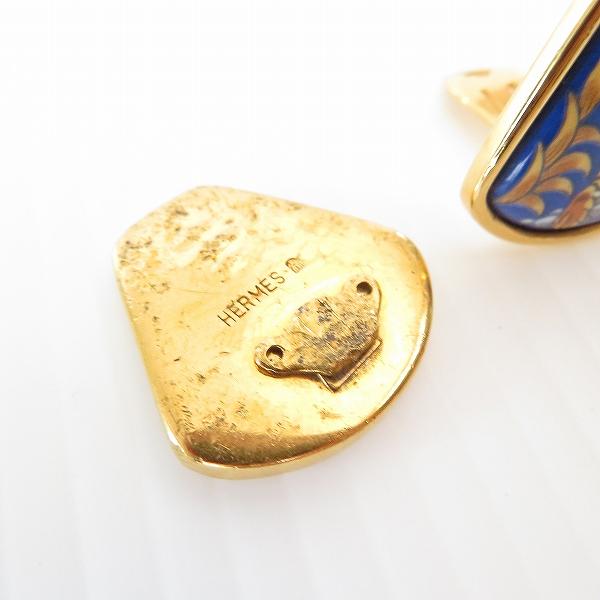 HERMES #axza エルメス イヤリング 七宝焼き エマイユ トラ 片方