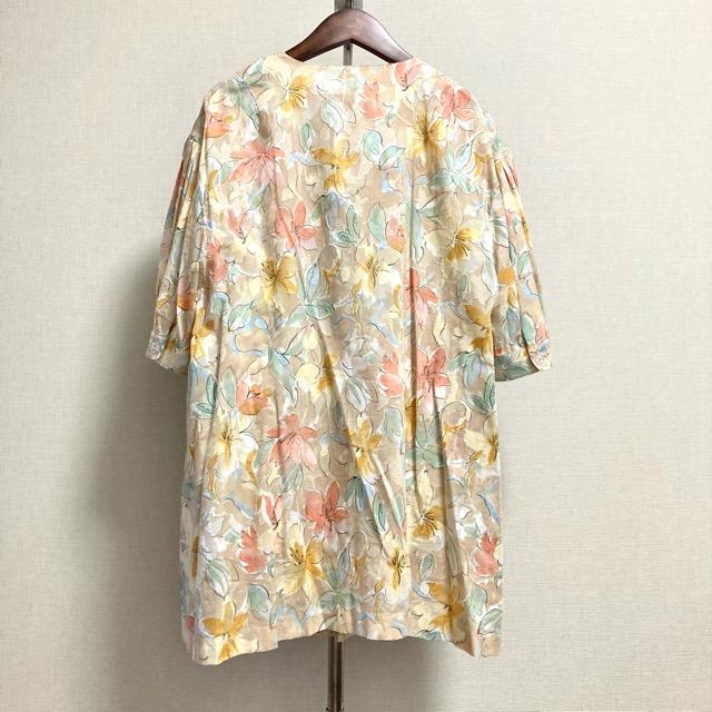 Leilian（レリアン） #snc アンサンブル 9 マルチ 花柄 五分袖 