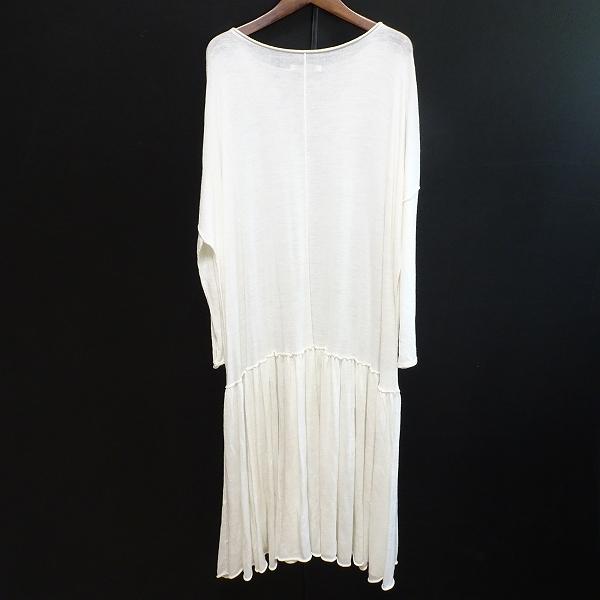 snc ハウスオブロータス HOUSE OF LOTUS ワンピース M 白 麻混 ニット  