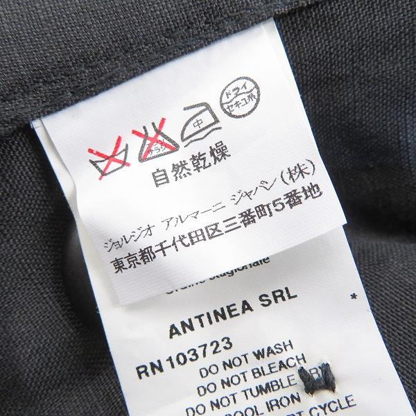 snc アルマーニコレツィオーニ ARMANICOLLEZIONI パンツスーツ 38 黒系  