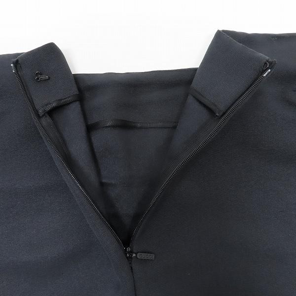 GUCCI #anc グッチ スカート 38 黒 シルク イタリア製 レディース