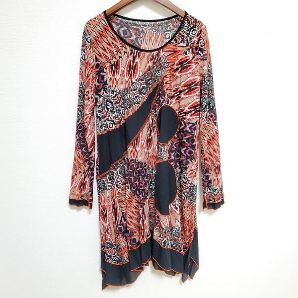 エイココンドウカラフルグラフィック半袖チュニック