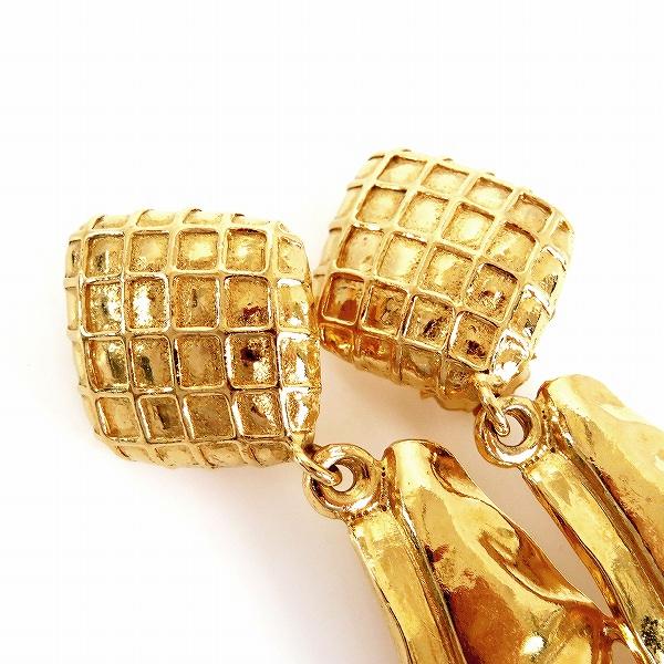 #apza シャネル CHANEL イヤリング ゴールド マトラッセ ベレー帽 ヴィンテージ レディース [794852] |  | 03