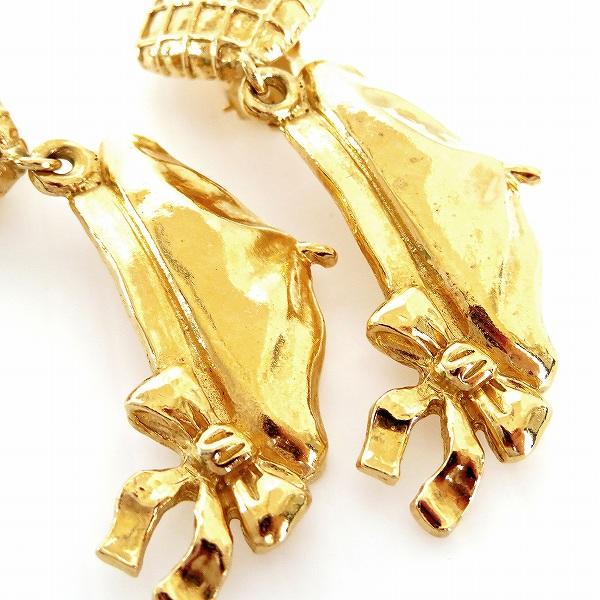 #apza シャネル CHANEL イヤリング ゴールド マトラッセ ベレー帽 ヴィンテージ レディース [794852] |  | 04