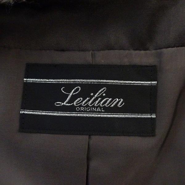 Leilian（レリアン） #wnc コート 9 グレー系 モヘア混 ファー ノー