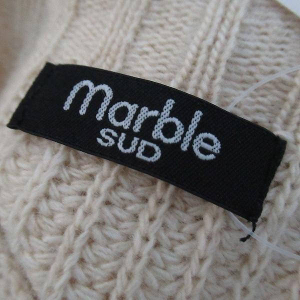 #wnc マーブルシュッド marble SUD ニット・セーター クリーム系 変形 無地 ボトルネック レディース [795078]｜acil｜07