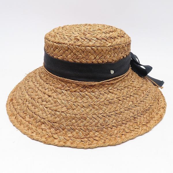 リボンが素敵なカミンスキーの帽子 HELEN KAMINSKI ラフィアハット