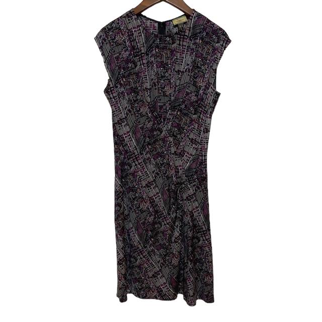 Issa London #snc イッサロンドン IssaLondon ワンピース 6 グレー 紫  