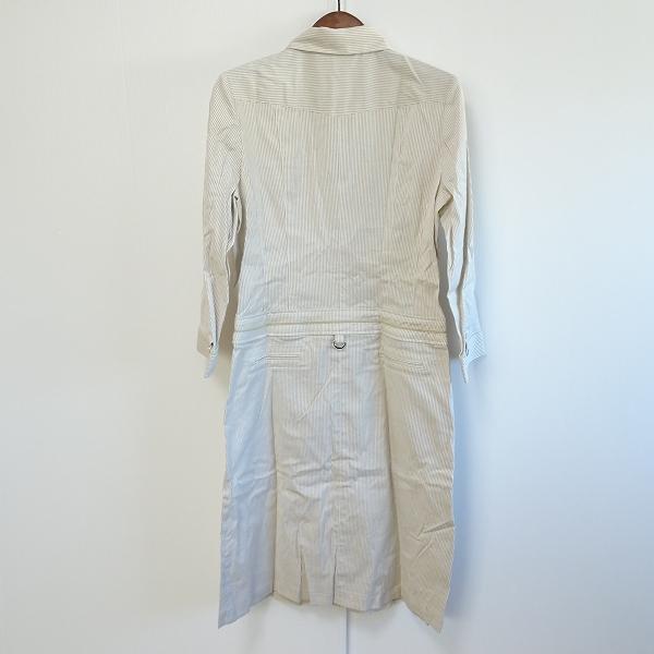 anc キャラオクルス CARAOCRUZ Leilian ワンピース 11 ベージュ 白 麻  