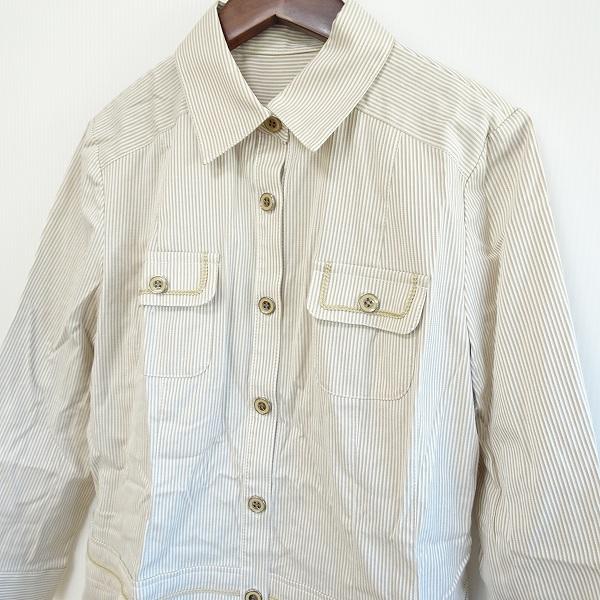 anc キャラオクルス CARAOCRUZ Leilian ワンピース 11 ベージュ 白 麻  