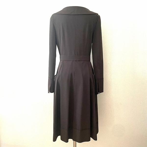 anc フォクシーニューヨーク 21323 FOXEY NEW YORK コート 38 こげ茶