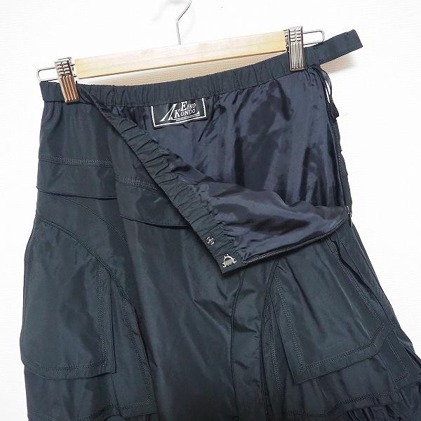 apc エイココンドウ EIKO KONDO スカート フレア F 黒 レディース  