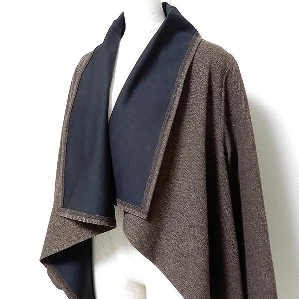 wnc ジウセンソユニコ 慈雨 Sensounico コート 変形 長袖 40 茶