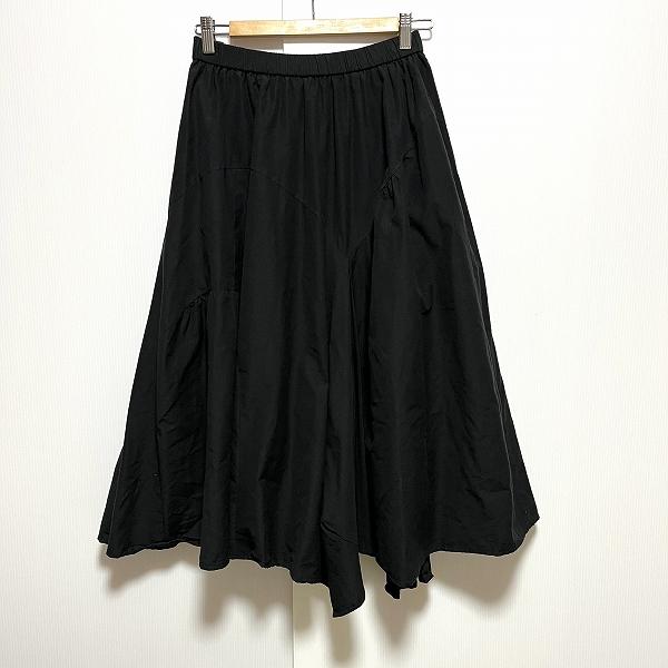 anc ジウセンソユニコ 慈雨 Sensounico スカート 40 黒 フレア 無地  