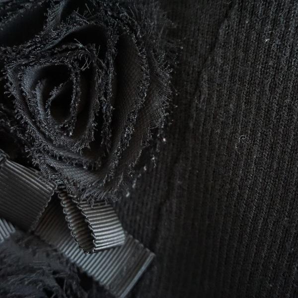 wnc スーパービューティー Super Beauty アンサンブル 42 黒 リボン 花  