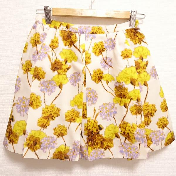 anc ジャンバティスタヴァリ Giambattista Valli スカート 38 XXS 黄色 