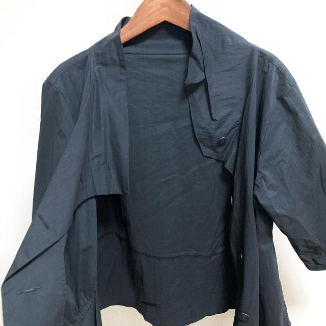 anc ジウセンソユニコ 慈雨 Sensounico ジャケット 40 黒 七分袖 