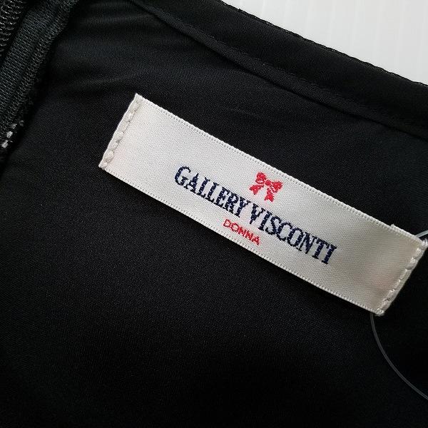 ギャラリービスコンティ #snc GALLERY VISCONTI ワンピース 3 黒 半袖 