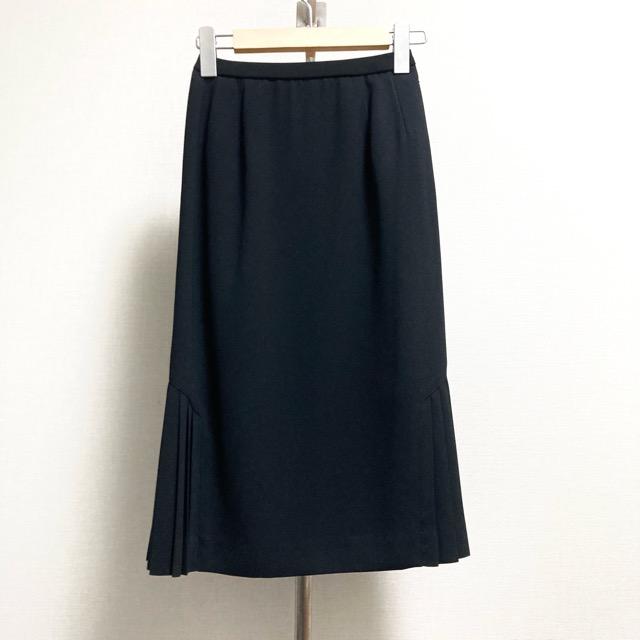 anc レリアン Leilian スカート 7 黒 タグ付き 美品 レディース  