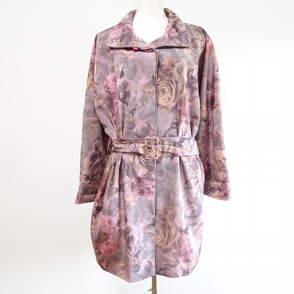 axc SALE アンナバッサーニ ANNA BASSANI コート ピンク系 花柄 
