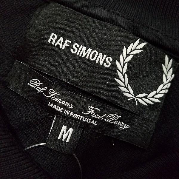 RAF SIMONS×FRED PERRY ロゴチャームポロシャツ BLK/M RAF SIMONS×FRED PERRY ロゴチャームポロシャツ BLK/M