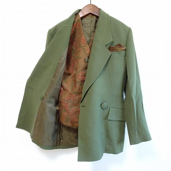 anc ギンザマギー 銀座マギー スカートスーツ 7 カーキ スリーピース  