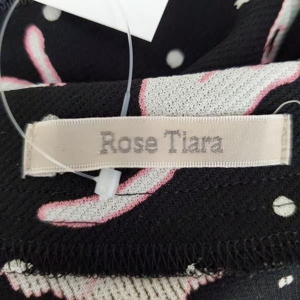 anc ローズティアラ Rose Tiara ワンピース 42 黒 チュニック 犬 猫 