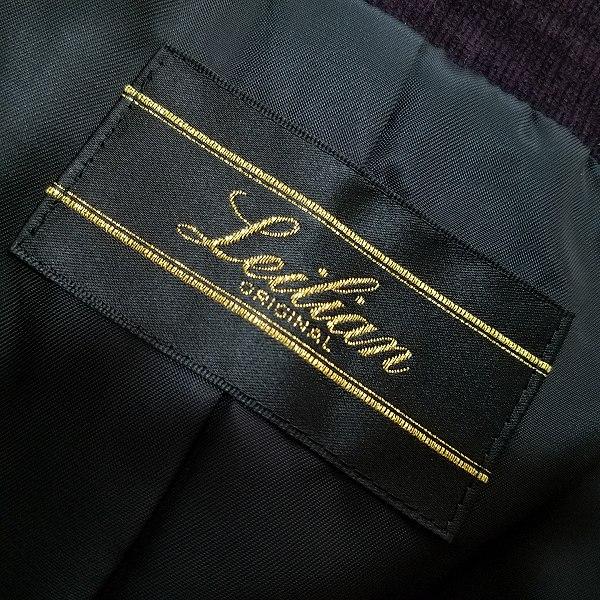 Leilian（レリアン） #wnc コート 13 紫系 ベロア調 ノーカラー 大きい