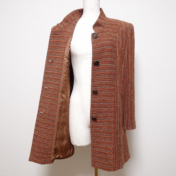 Leilian #wnc SALE レリアン ジャケット 9 オレンジ系 ツイード  