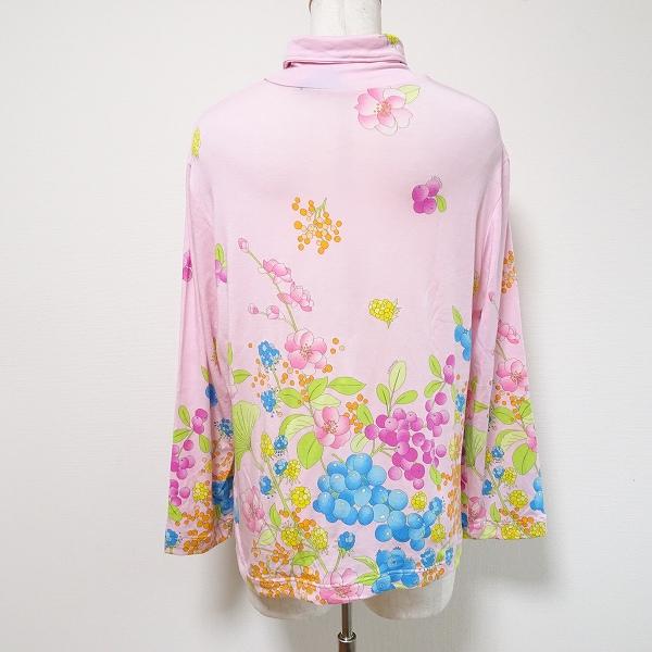 LEONARD 花柄 ８分袖カットソーサイズ42 LEONARD 花柄 8分袖カットソーサイズ42 LEONARD 花柄 8分袖カットソー