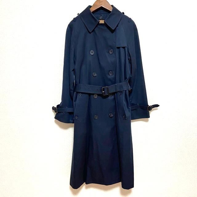 Aquascutum #anc アクアスキュータム コート 5F 紺 トレンチ Aquascutum #anc アクアスキュータム コート 5F 紺 トレンチ