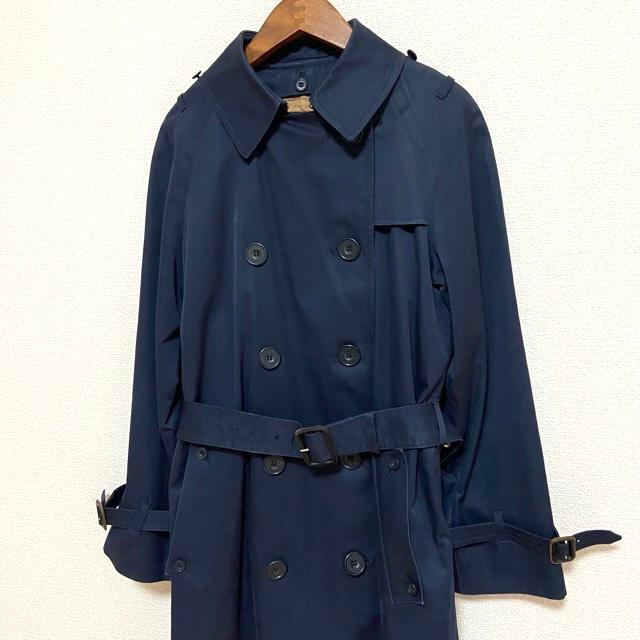 Aquascutum #anc アクアスキュータム コート 5F 紺 トレンチ Aquascutum #anc アクアスキュータム コート 5F 紺 トレンチ
