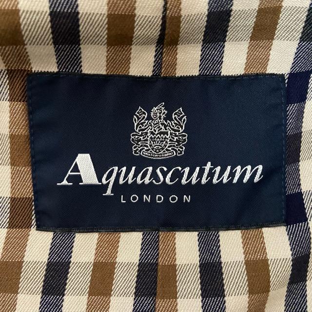 Aquascutum #anc アクアスキュータム コート 5F 紺 トレンチ Aquascutum #anc アクアスキュータム コート 5F 紺 トレンチ