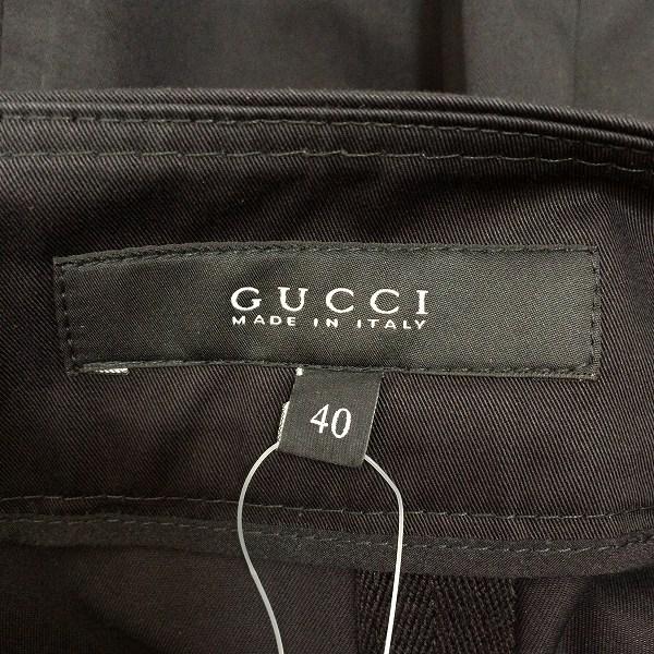GUCCI（グッチ） #anc スカート 40 黒 ベルト付き イタリア製