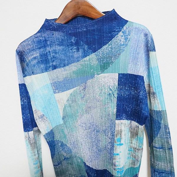 apc プリーツプリーズ PLEATSPLEASE イッセイミヤケ カットソー 3 紺 