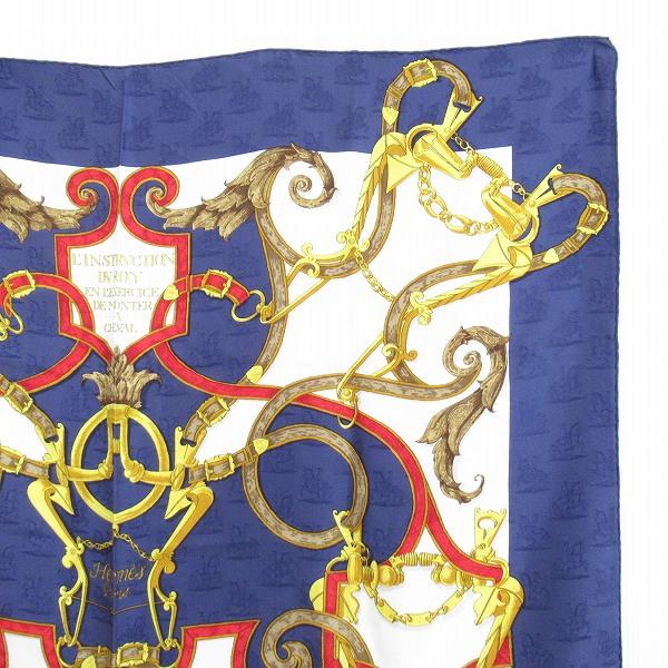 未開封　HERMES エルメス　スカーフ HERMES エルメス 未使用 スカーフ カレ90 シルクツイル L'ART