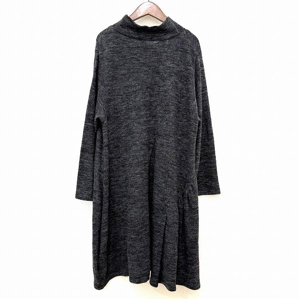 美品　慈雨　センソユニコ　JIU ジウニットロングワンピース40 wnc ジウセンソユニコ 慈雨 Sensounico ワンピース 40